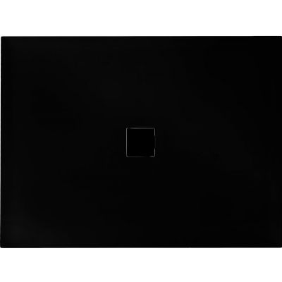 Besco Nox UltraSlim Black brodzik 100x80 cm prostokątny czarny BMN100-80-CC