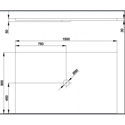 Bette BetteFloor brodzik 150x90 cm prostokątny biały 5936-000