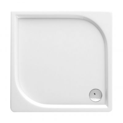 Deante Cubic brodzik kwadratowy 80 cm biały KTK042B