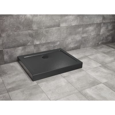 Radaway Doros D Compact brodzik prostokątny 90x80 cm stone czarny SDRD9080-05-54S