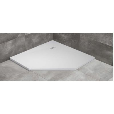 Radaway Kyntos PT brodzik pięciokątny 90x90 cm biały HKPT9090-04