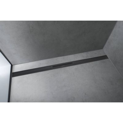 Hansgrohe Raindrain odpływ prysznicowy 100 cm czarny-chrom 56046340