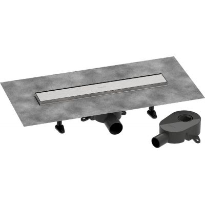 Hansgrohe RainDrain Go odpływ liniowy 50 cm kompletny stal szlachetna szczotkowana 56270800