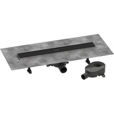 Hansgrohe RainDrain Go odpływ liniowy 60 cm kompletny czarny mat 56271670