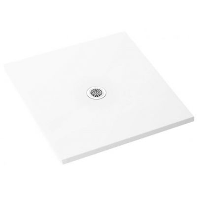 Polimat Fresco brodzik 90x90 cm kwadratowy biały połysk 00449