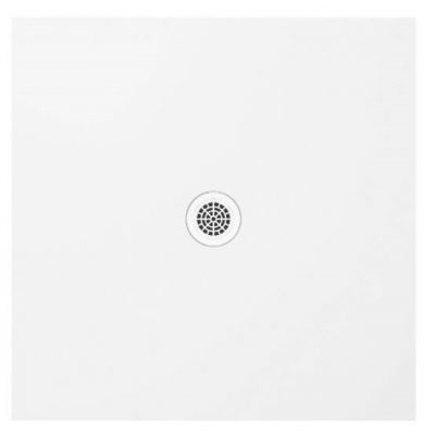 Polimat Fresco brodzik 100x100 cm kwadratowy biały mat 00452