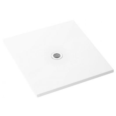 Polimat Fresco brodzik 100x100 cm kwadratowy biały mat 00452