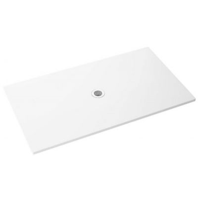 Polimat Fresco brodzik 90x80 cm prostokątny biały połysk 00453
