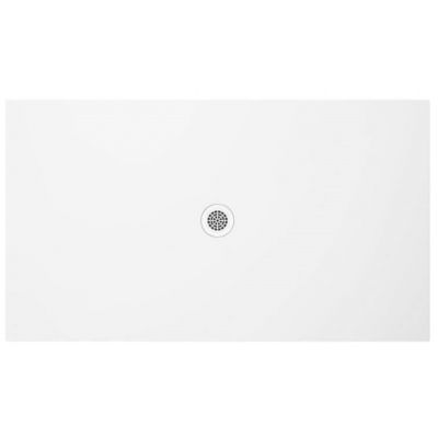 Polimat Fresco brodzik 120x100 cm prostokątny biały mat 00460