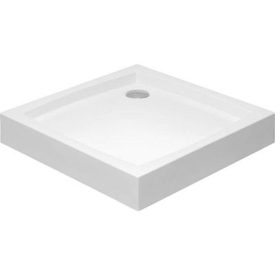 Polimat Patio brodzik 90x90 cm kwadratowy biały 00733