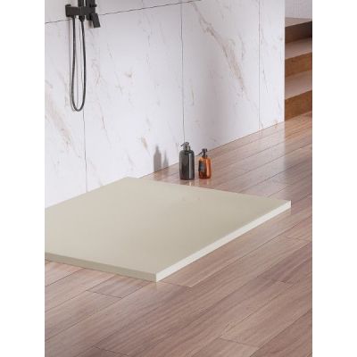 New Trendy Nex Shade brodzik prostokątny 100x90 cm beżowy B-0489