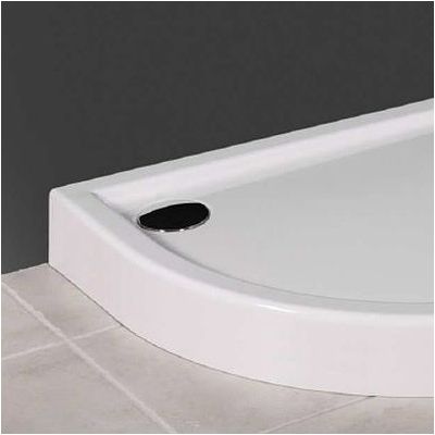 Novellini City brodzik 100x80 cm półokrągły asymetryczny prawy biały MNQ8010014D-30