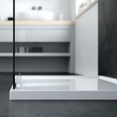 Oltens Superior brodzik prostokątny 140x80 cm biały 15004000