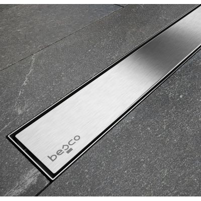 Besco Virgo Duo odpływ prysznicowy 60 cm chrom szczotkowany OL-60-VD