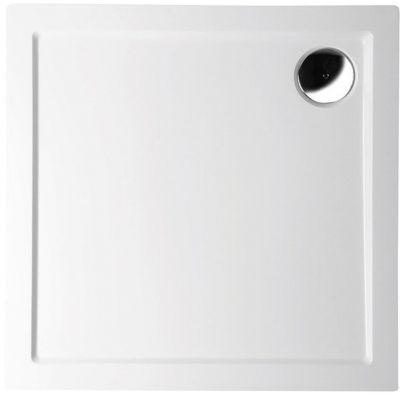 Polysan Aura Light brodzik 90x90 cm kwadratowy biały 11221
