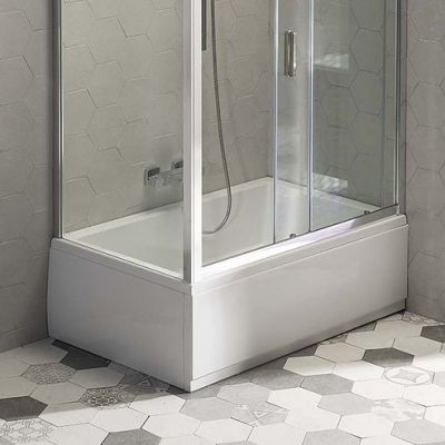 Polysan Deep brodzik 120x75 cm prostokątny biały 71564