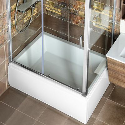 Polysan Deep brodzik 140x75 cm prostokątny biały 72947