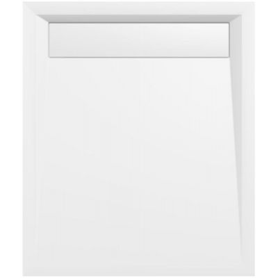 Polysan Varesa brodzik 100x80 cm prostokątny biały 71605