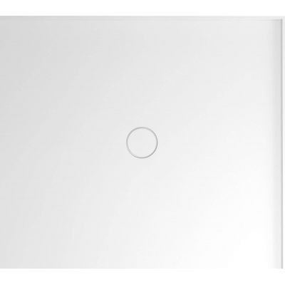 Polysan Mirai brodzik 90x80 cm prostokątny prawy biały 73168
