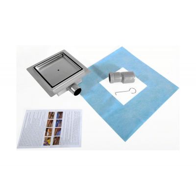 Rea Neo kratka odpływowa 15 cm z kołnierzem montażowym REA-G0985