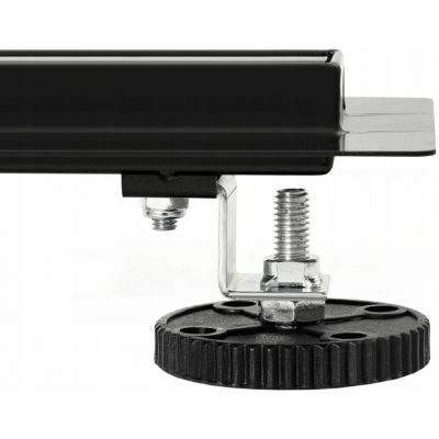 Rea Neo&Pure Black Pro odpływ liniowy 50 cm z kołnierzem czarny mat REA-G0999