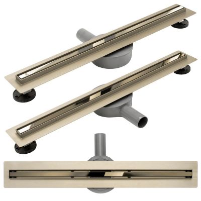 Rea Neo Slim Pro odpływ prysznicowy 50 cm złoty REA-G5692