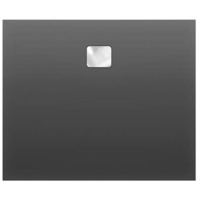 Riho Basel 404 brodzik 100x80 cm prostokątny czarny mat D005004304