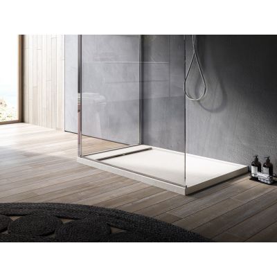 SanSwiss brodzik prostokątny 100x90 cm biały W30AS10009009