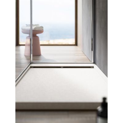 SanSwiss brodzik prostokątny 100x90 cm biały W30AS10009009