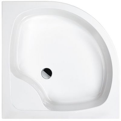 Sanplast Fris brodzik półokrągły 80x80 cm biały 615-330-0620-01-000