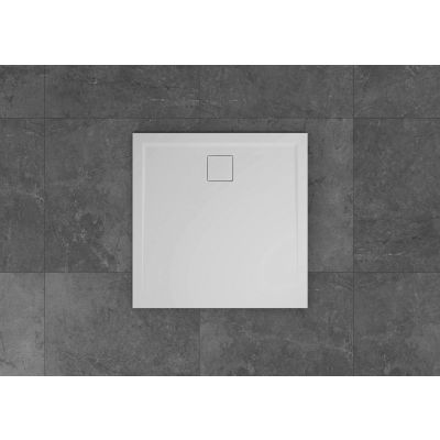 SanSwiss Livada brodzik 80x80 cm kwadratowy biały W20Q08004