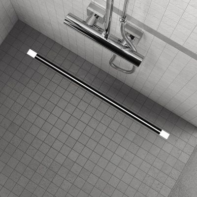 Sea-Horse Slim Black odpływ prysznicowy liniowy 90 cm czarny mat OL-L01-90-B