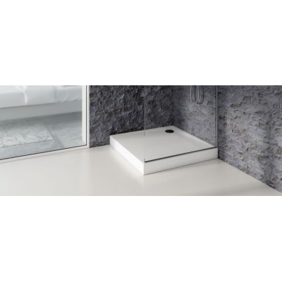 Schedpol Solido brodzik kwadratowy z syfonem 90x90 cm biały 3.1461