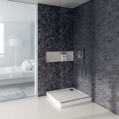 Schedpol Solido brodzik kwadratowy z syfonem 90x90 cm biały 3.1461