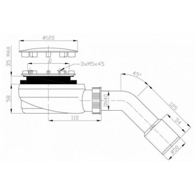 Schedpol Solido brodzik kwadratowy z syfonem 90x90 cm biały 3.1461