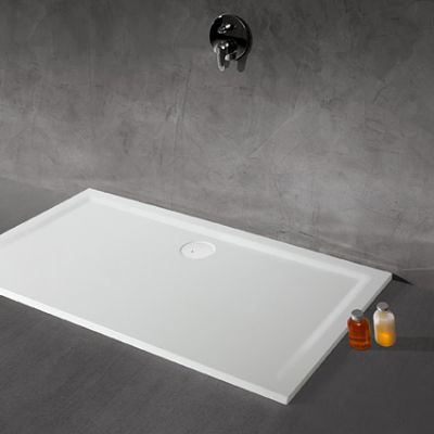Sanplast Space Mineral brodzik 75x120 cm prostokątny B-M/SPACE biały 645-290-0250-01-000