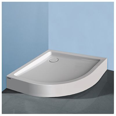 Sanplast Free Line brodzik 80x80 cm półokrągły zabudowany BPza/FREE biały 615-040-1720-01-000