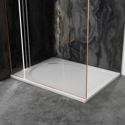 Vayer Virgo brodzik 100x80 cm prostokątny antypoślizgowy biały 100.080.001.2-1.0.0.0.0