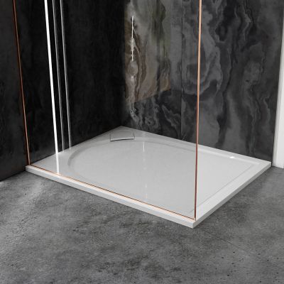 Vayer Virgo brodzik 100x90 cm prostokątny antypoślizgowy biały 100.090.001.2-1.0.0.0.0