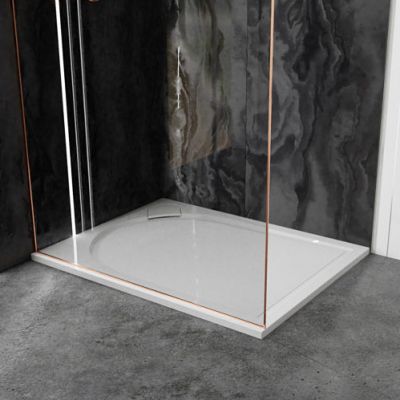 Vayer Virgo brodzik 120x76 cm prostokątny antypoślizgowy biały 120.076.001.2-1.0.0.0.0