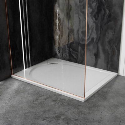 Vayer Virgo brodzik 140x76 cm prostokątny antypoślizgowy biały 140.076.001.2-1.0.0.0.0