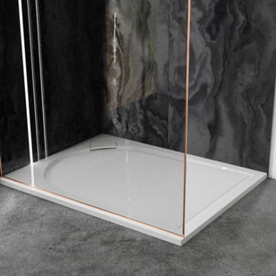 Vayer Virgo brodzik 160x70 cm prostokątny antypoślizgowy biały 160.070.001.2-1.0.0.0.0