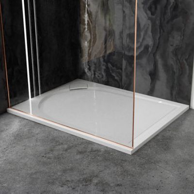 Vayer Virgo brodzik 170x80 cm prostokątny antypoślizgowy biały 170.080.001.2-1.0.0.0.0