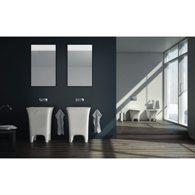 Art Ceram Cow umywalka 60x45 cm wolnostojąca biała CWL00401;00