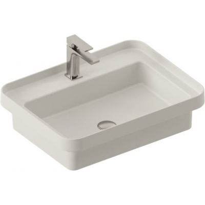 Art Ceram Fuori Scala umywalka 60,5x45,5 cm wpuszczana prostokątna biała TFL03401;00