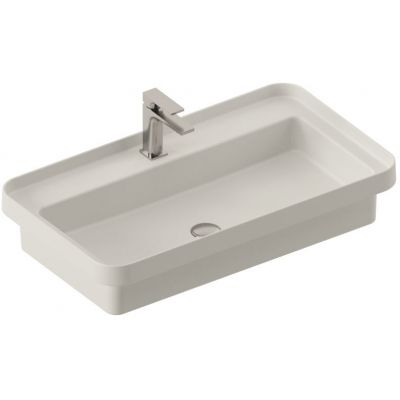 Art Ceram Fuori Scala umywalka 80,5x45,5 cm wpuszczana prostokątna biała TFL03501;00