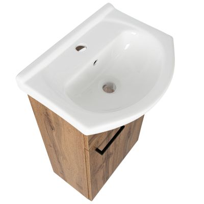 Astor Lupo Wotan umywalka z szafką 46 cm dąb AM-LUD-453-2N