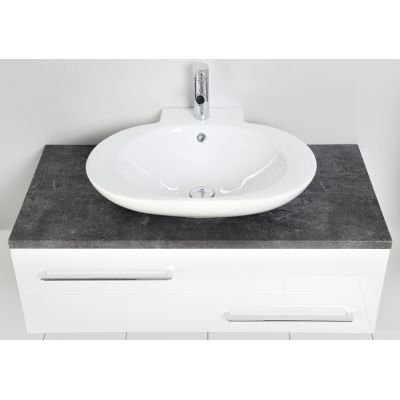 Antado Mia umywalka 60x48 cm meblowa biały połysk 666849