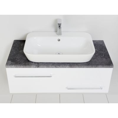 Antado Bali umywalka 65x45 cm biały połysk 666856