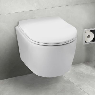 Balneo Luxa Tornado miska WC z deską wolnoopadającą wisząca bez kołnierza biały G0101010101-4